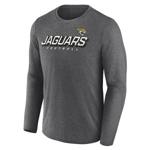 NFL Jacksonville Jaguars Men's Athleisure Long Sleeve T-Shirt - 1 of 3