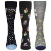 MeMoi Men's 3 Pair Pack Hanukkah Novelty Crew Socks - 2 of 4