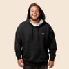 Dalix Rainbow Embroidered Fleece Zip Hoodie Cold Fall Winter Mens - 4 of 4