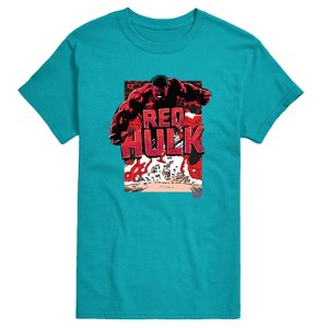 Men's - Marvel - Angry Red Hulk Short Sleeve Graphic T-Shirt - 1 of 3