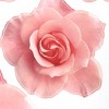 Unique Bargains DIY Rose Flower Pattern Removable Wall Sticker Art Wallpaper Pink - 3 of 3
