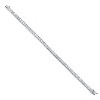 Guili Sterling Silver Tennis Bracelet with Square CZ in White, Blue, or Gold, Available in Sizes 2.5, 3, and 4—Classic, Luxurious, and Timeless. - 2 of 4