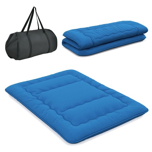 Japanese Floor Mattress, Futon Mattress, Foldable & Portable, Roll Up  Mattress Tatami Mat Sleeping Pad with Storage Bag