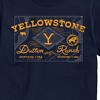 Men's - Yellowstone - Dutton Ranch Badge Short Sleeve Graphic T-Shirt - 2 of 4