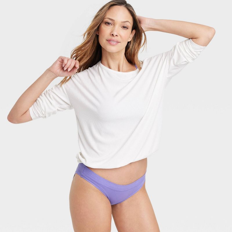 Women's Cotton Stretch Bikini Underwear - Auden™, 4 of 6