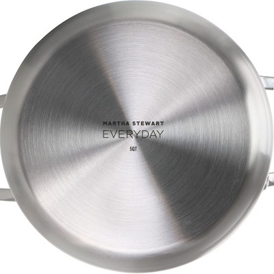 Midvale 5 Quart Stainless Steel Dutch Oven with Lid