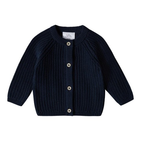 Stellou & Friends 100% Cotton Chunky Ribbed Knitted Cardigan For Boys ...