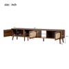 LOVSON 78" TV Stand for 75/80/85 inch TV, Console with Ample Storage for Living Room, Bedroom, Entertainment Center with Open Shelf - 3 of 4