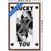 Trends International Reinders: Lucky - Lucky Card Framed Wall Poster Prints - 3 of 4