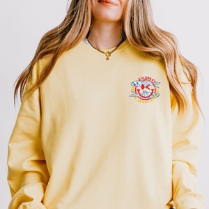 S.W. Smiley Sardines Can - Women's Lightweight Garment Dyed Sweatshirt - 1 of 4