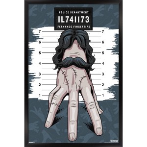Trends International Wednesday: Season 2 (2025) - Thing Fernando Fingertips Framed Wall Poster Prints - 1 of 4