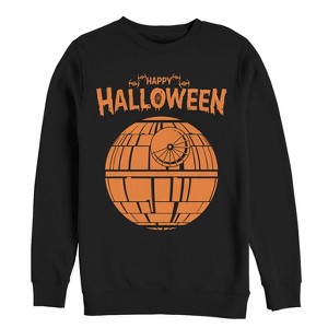 Men's Star Wars Halloween Death Star Sweatshirt - 1 of 3