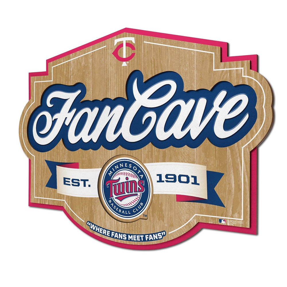 Photos - Coffee Table MLB Minnesota Twins Fan Cave Sign