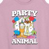 Women's - Garfield - Party Animal Graphic Racerback Tank - 2 of 4