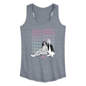 Women's - Barbie - Choose Kindness Graphic Racerback Tank - 1 of 4