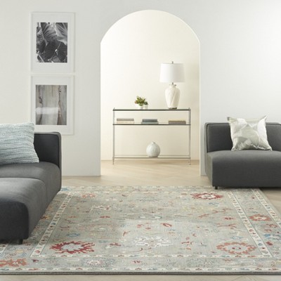 Handmade Contemporary Grey Wool 8' x 10' Persian Garden Area Rug