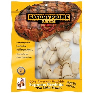 Savory Prime Medium Adult Mini Bones Natural 2-3 in L 10 pk - 1 of 1