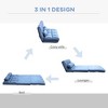 CAVINAS Bean Bag Chair with Adjustable Backrest and Headrest Convertible Floor Chair Lazy Sofa Chair with 2 Pillows - 2 of 4