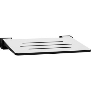 Seachrome 18 inch Silhouette SlimLine Folding Wall Mount Shower Bench Seat - 1 of 1