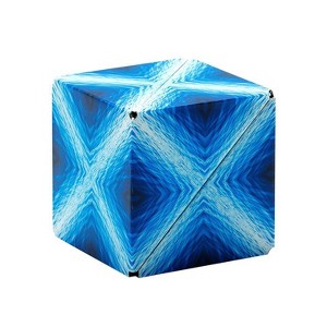 Fun in Motion Shashibo Magnetic Puzzle Cube, Blue Planet, Ages 8+, Brainteaser - 1 of 4