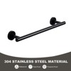 WOWOW 36 in. Stainless Steel Wall Mounted Single Towel Bar in Brushed Nickel - 4 of 4