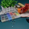 JDICTION 1200pcs 6mm Crystal Glass AB Beads (Faceted) - Spacer Beads for Jewelry Making, 24 Colors with Container Box - 4 of 4