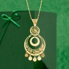 Ross-Simons Italian 14kt Yellow Gold Filigree Pendant Necklace Size - 3 of 4