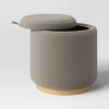 Round Upholstered Storage Ottoman - Room Essentials™ - 4 of 4