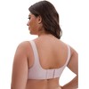 INSPIRE CHIC Women's Mesh Wireless Push Up Minimizers Wide Straps Lightweight Breathable Seamless Soft Bras - 2 of 4