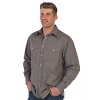 Gioberti Men's Solid Long Sleeve Western Shirt with Pearl Snap-on Buttons - 3 of 4