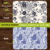 Briarwood Lane Everyday Placemat (4-pack) 17x11.25 Woodcut Florals Placemat - 2 of 4