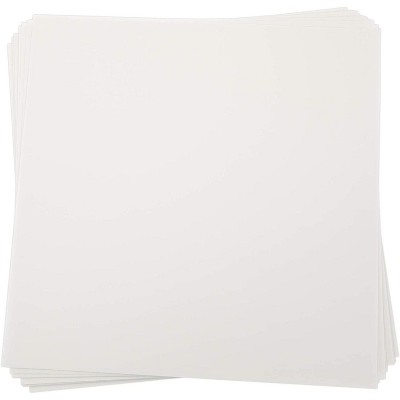 Paper Junkie 100-Pack White Translucent Vellum Paper Sheets for Invitations and Tracing (12 x 12 in)