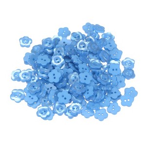 Unique Bargains Resin 2-Hole Craft Replacement Flower Sewing Buttons 150 Pcs - 1 of 4