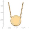 Black Bow Jewelry 14k Yellow Gold Plated Sterling Silver Delta Delta Delta Greek Life Necklace 18 Inch - 2 of 4