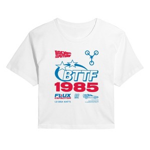 Women's - Back to the Future - Jersey Americana Cropped Graphic T-Shirt - 1 of 4