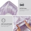Sapphtopaz 4 PCS/6 PCS/7 PCS Comforter Set,Bed Set with 1 Flat Sheet,1/2 Fitted Sheet,2/4 Pillowcase,Luxury Satin Sheet Set Machine Washable - 4 of 4
