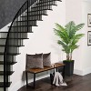 Aoibox Artificial Palm Tree with Black Planter - Faux Tropical Areca Floor Plant in Pot for Home Office Living Room Decor Indoor - 3 of 4