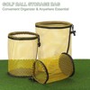 Unique Bargains Nylon Mesh Drawstring Golf Ball Storage Bags 3 Pcs - 4 of 4