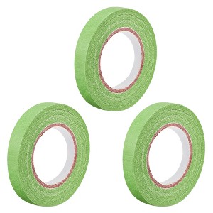 Unique Bargains Strong Adhesion No Sticky Residue DIY Crafts Masking Tapes 21 Yards 3 Pcs - 1 of 4