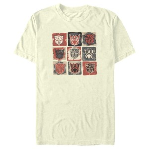 Men's Transformers: Rise of the Beasts Face Squares T-Shirt - 1 of 4