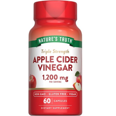 Nature's Truth Apple Cider Vinegar Capsules 1200mg | 60 Count