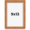PosterPalooza | Photo Size Classic Brown Picture Frame - UV Acrylic, Foam Board Backing, Hanging Hardware - 2 of 4