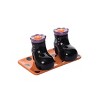 Transpac Dolomite 5 in. Halloween Witch Boot Salt and Pepper Shaker Set of 3 - 2 of 4