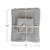 Storied Home Woven Cotton Jacquard Bed Cover with 2 Standard Shams, Queen, Set of 3 Pieces - 2 of 4