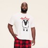 Adult Sheep Graphic Print Short Sleeve Crewneck T-Shirt - Woolrich x Target Cream - 2 of 4