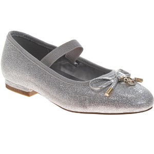 Badgley Mischka Dress Shoes for Girls Elegant Glitter Finish Classic Formal (Little Kids / Big Kids) - 1 of 1