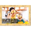 PosterPalooza | Shabby Chic Yellow Picture Frame - UV Acrylic, Backing Board, Hanging Hardware Included - 2 of 4