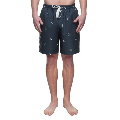 Мужские шорты Rokka&Rolla Men's 7'' Stretch Swim Shorts with Compression Liner-Navy Ankor, size Medium — фото 8