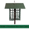 JCs Wildlife Fleur de Lis Suet Feeder with Eco-Friendly Poly Lumber Roof - Holds 2 Seed or Suet Cakes - 4 of 4