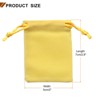 Unique Bargains Velvet Reusable Soft Jewelry Headphone Candy Drawstring Gift Bags 20 Pcs - 2 of 4